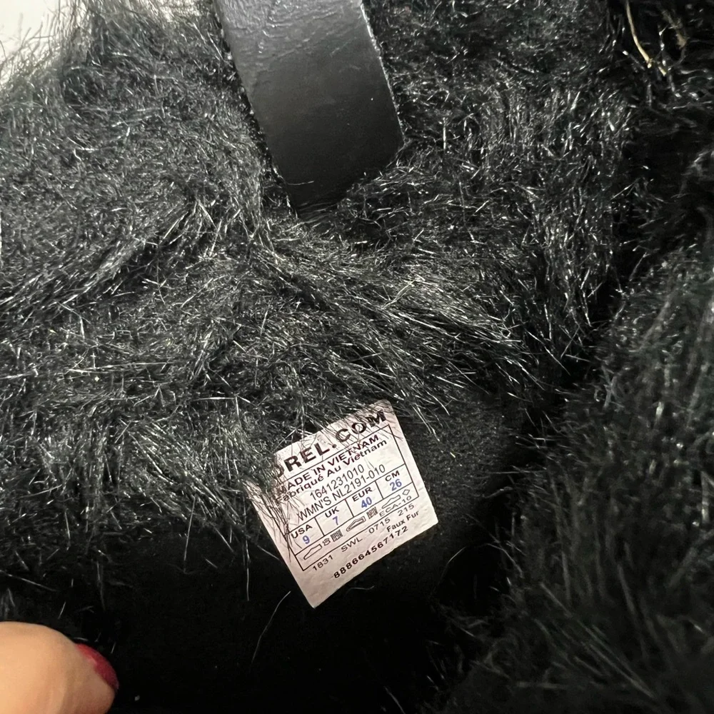 Sorel Tofino Womens Black Fur Trim Waterproof Winter Boots Size 9 Quilted - Picture 6 of 6